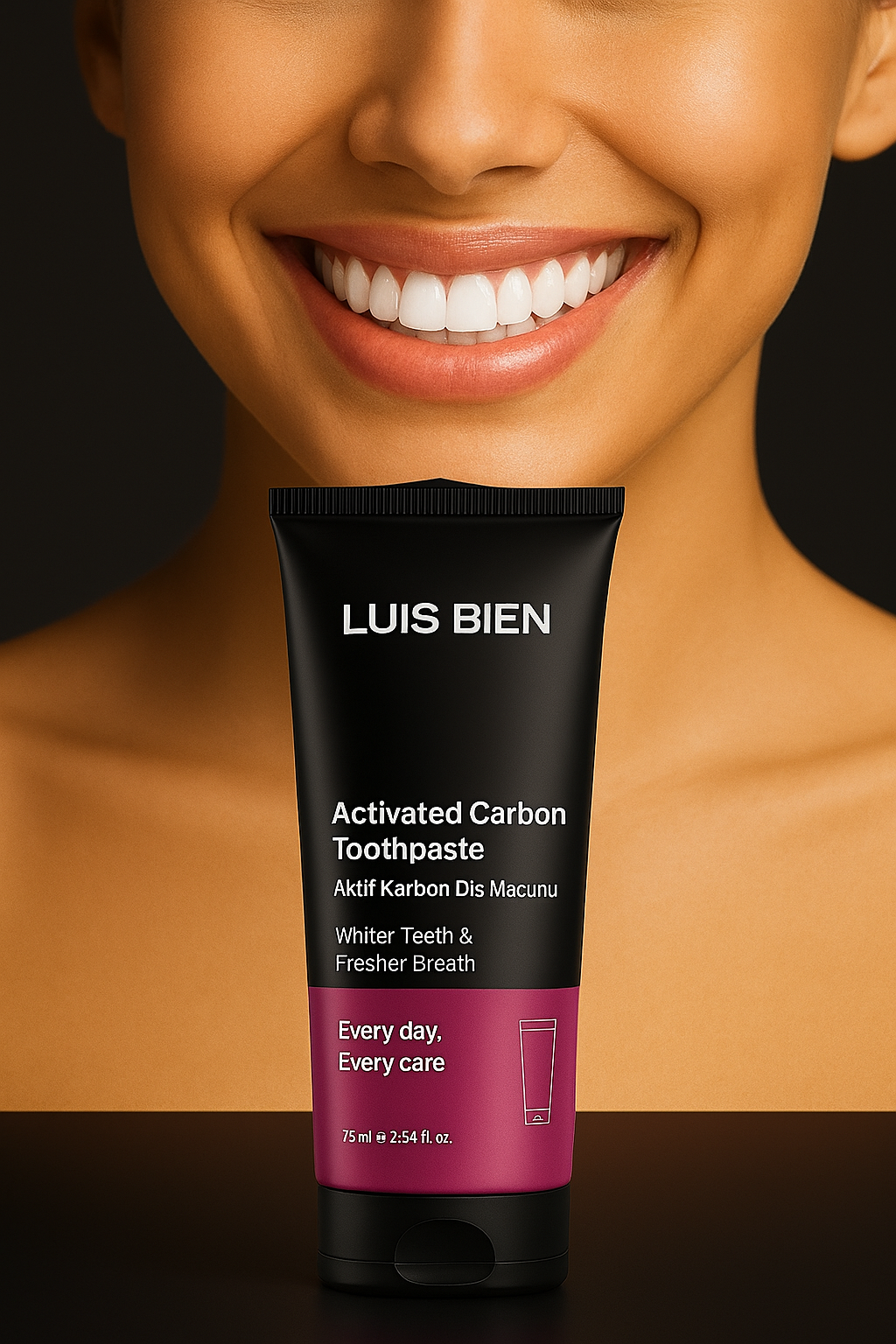 Luis Bien Aktif Karbon Diş Macunu – Doğal Beyazlık ve Ferahlık!